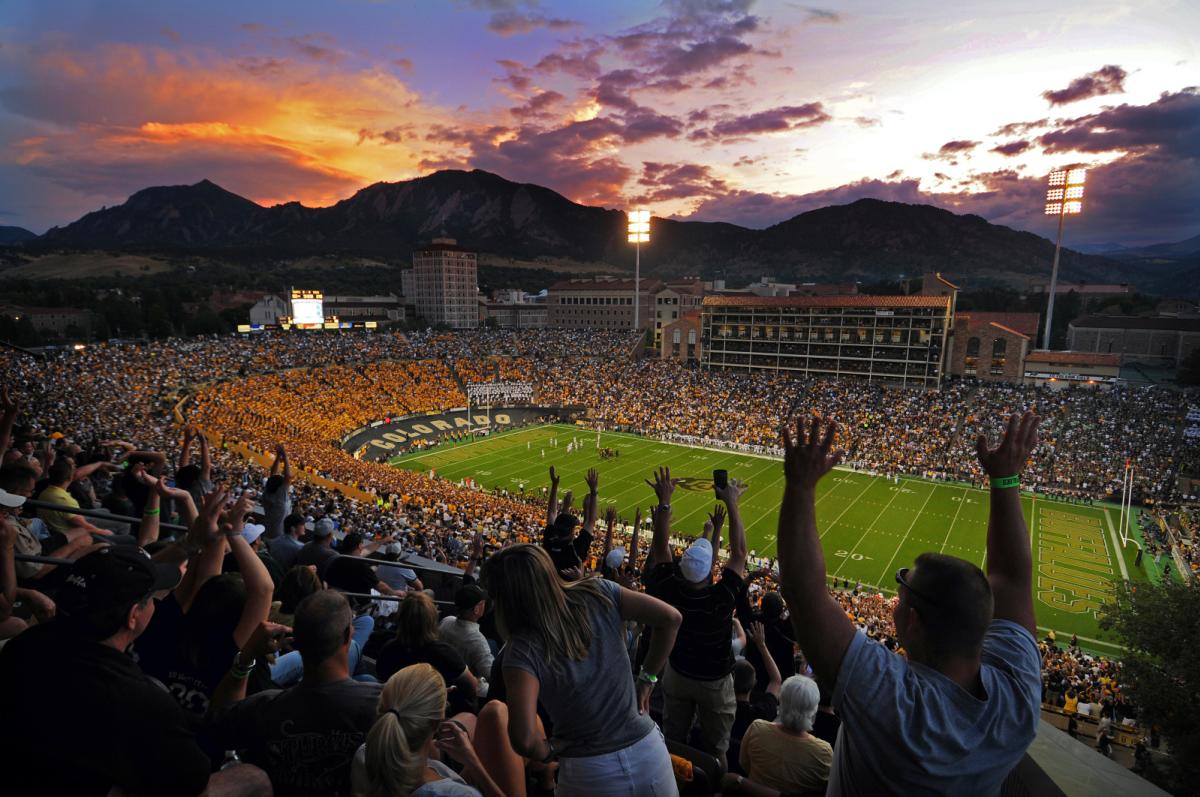 CU Folsom Field Football Game