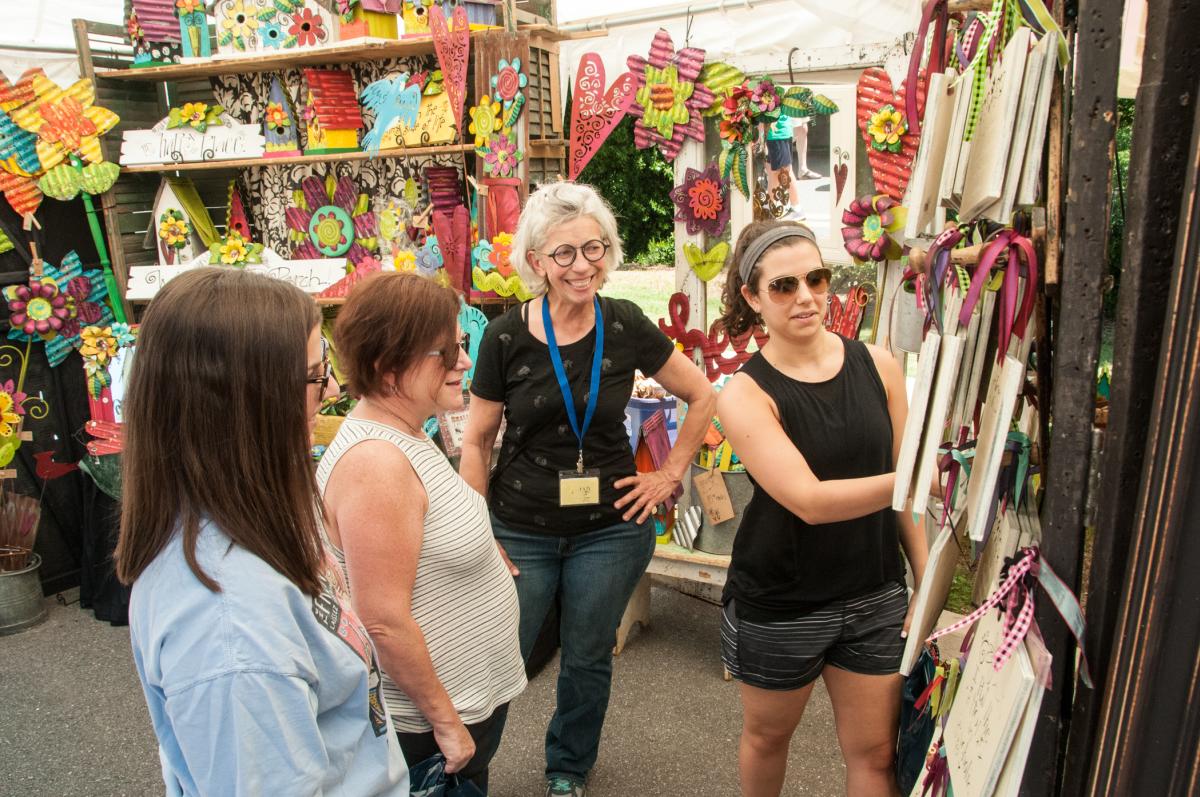 Art Festival Goers