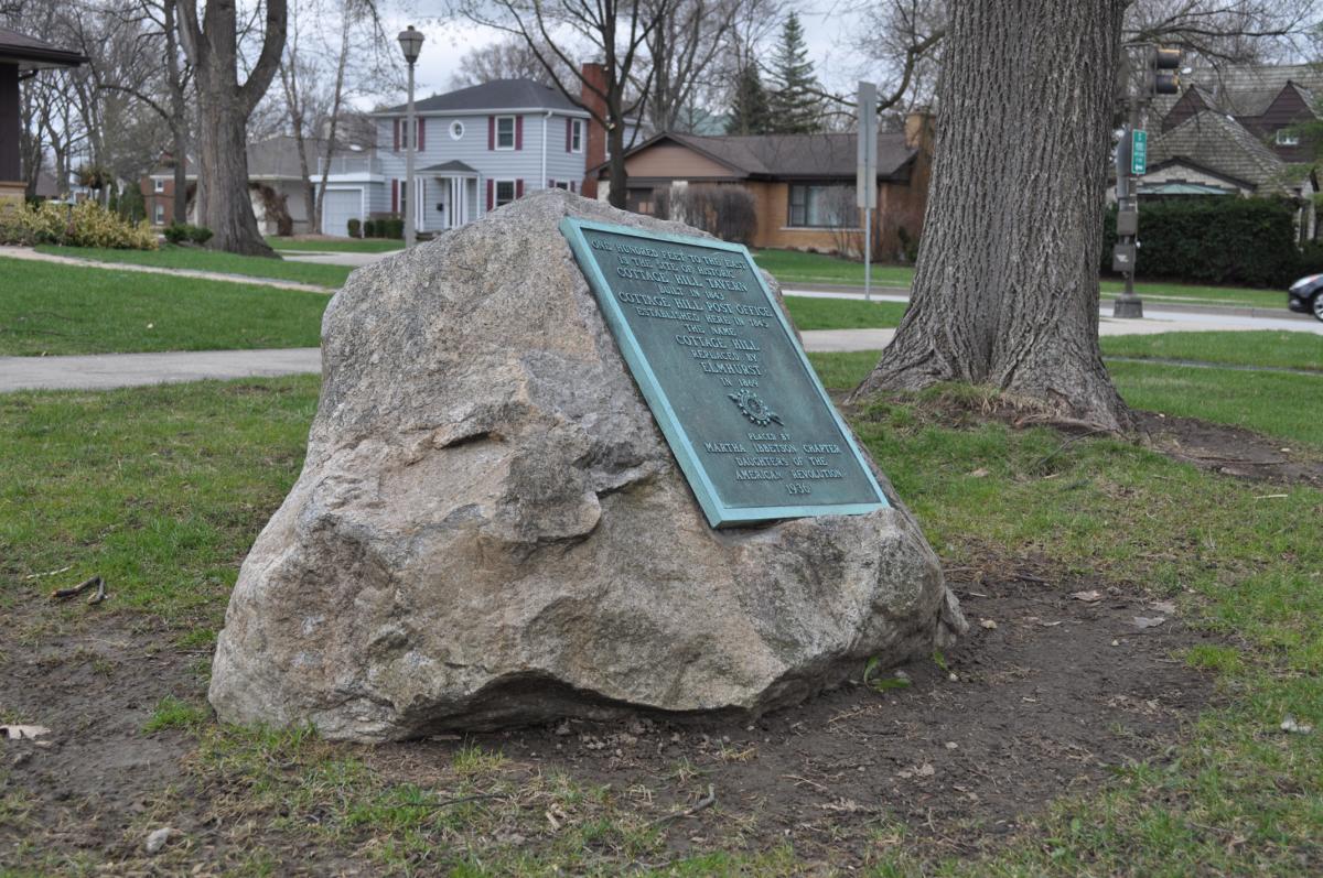 Hill Cottage Tavern Plaque