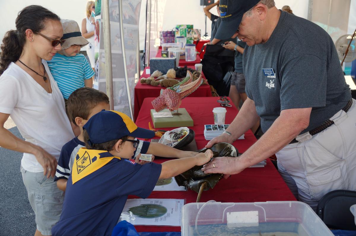 Interactive displays and exhibits are just one of the many exciting activities found at the annual Coastfest event in Brunswick, Georgia