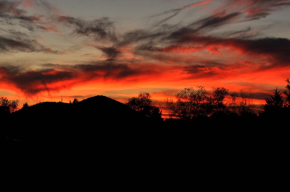 Bakers Mountain Sunset