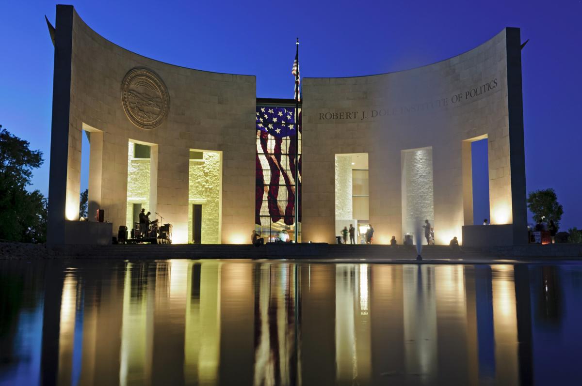 Robert J Dole Institute of Politics at the University of Kansas in Lawrence, Kansas