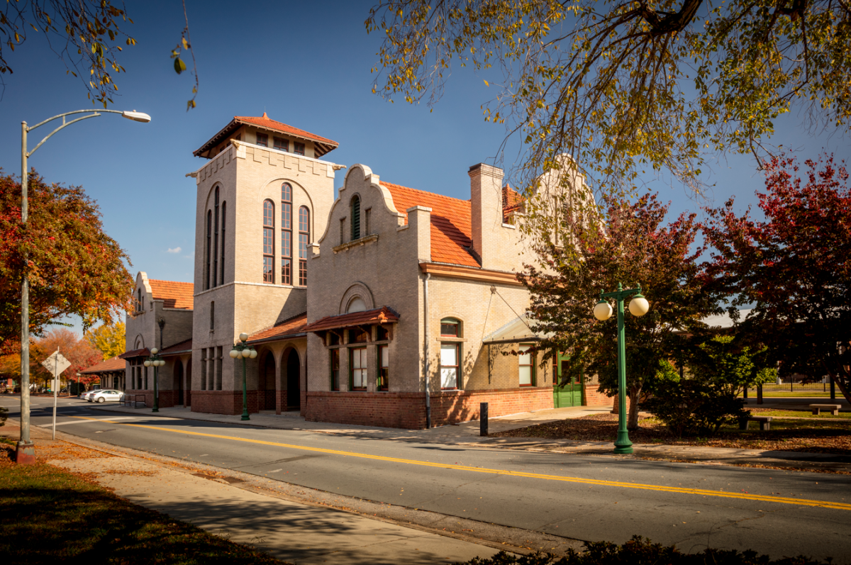 Historic Salisbury Depot in the Fall