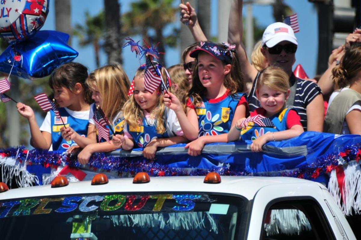 Kids in parade