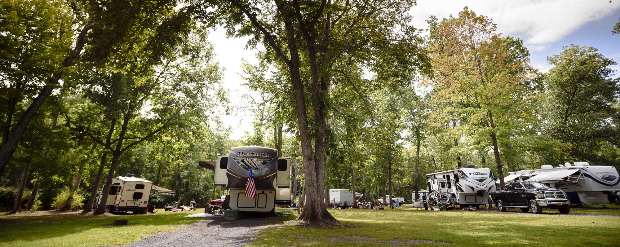 A campground in New York
