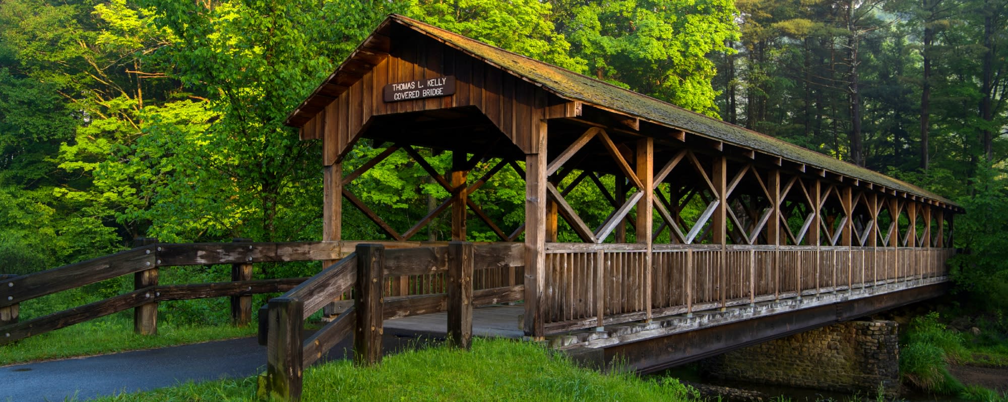 Copy of Thomas Kelly Covered Bridge in Allegany State Park