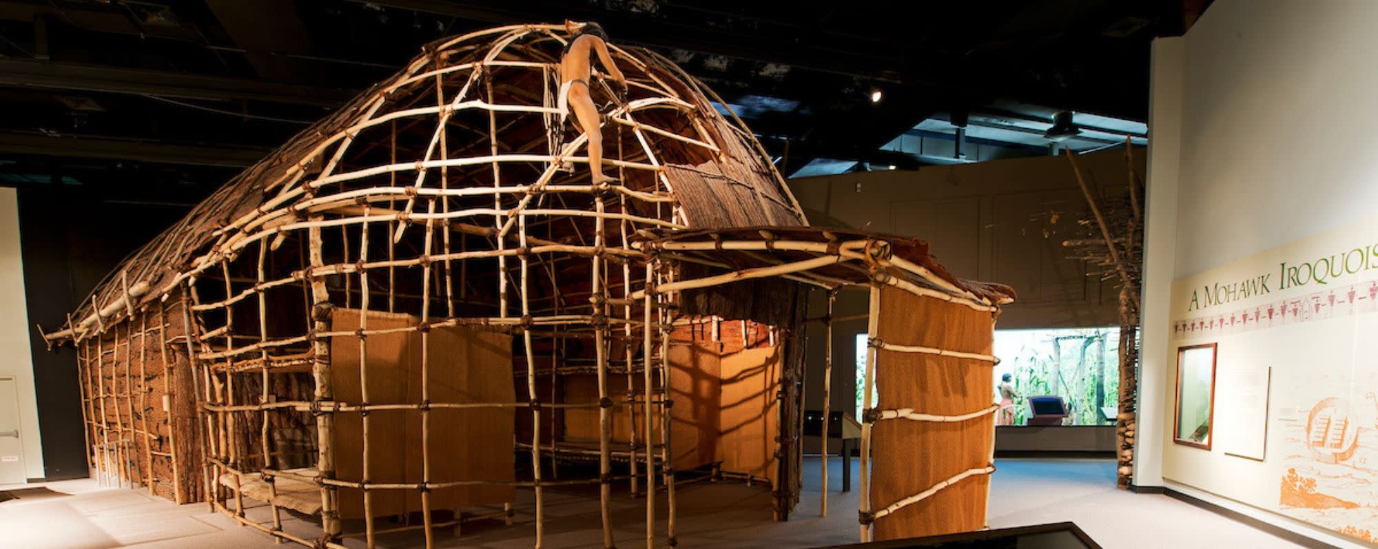 Longhouse at New York State Museum