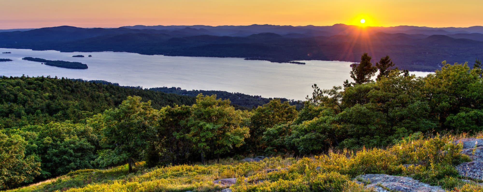 View of Lake George from Buck Mountain