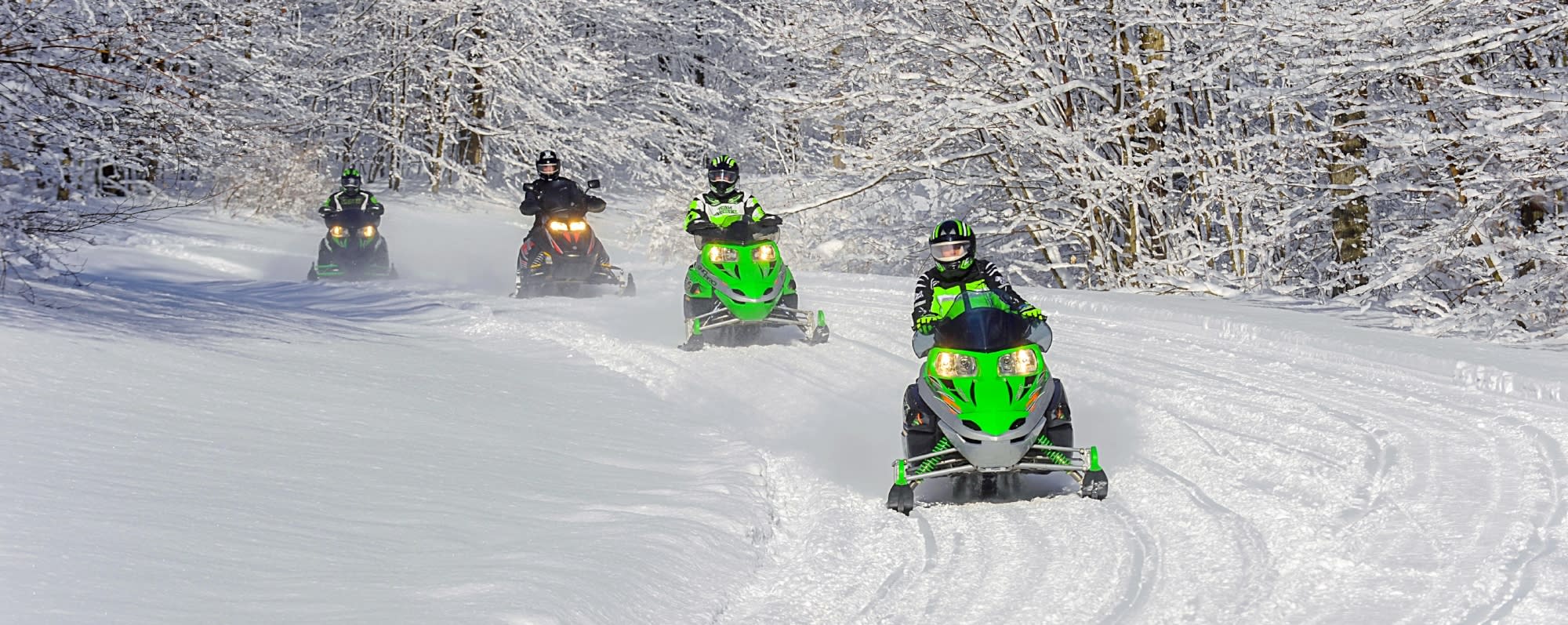 Snowmobiling at Allegany State Park