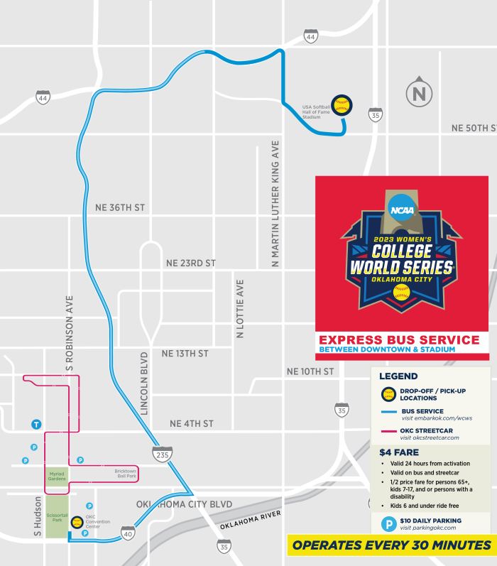 WCWS Route