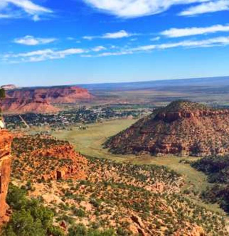 View of Kanab, Utah