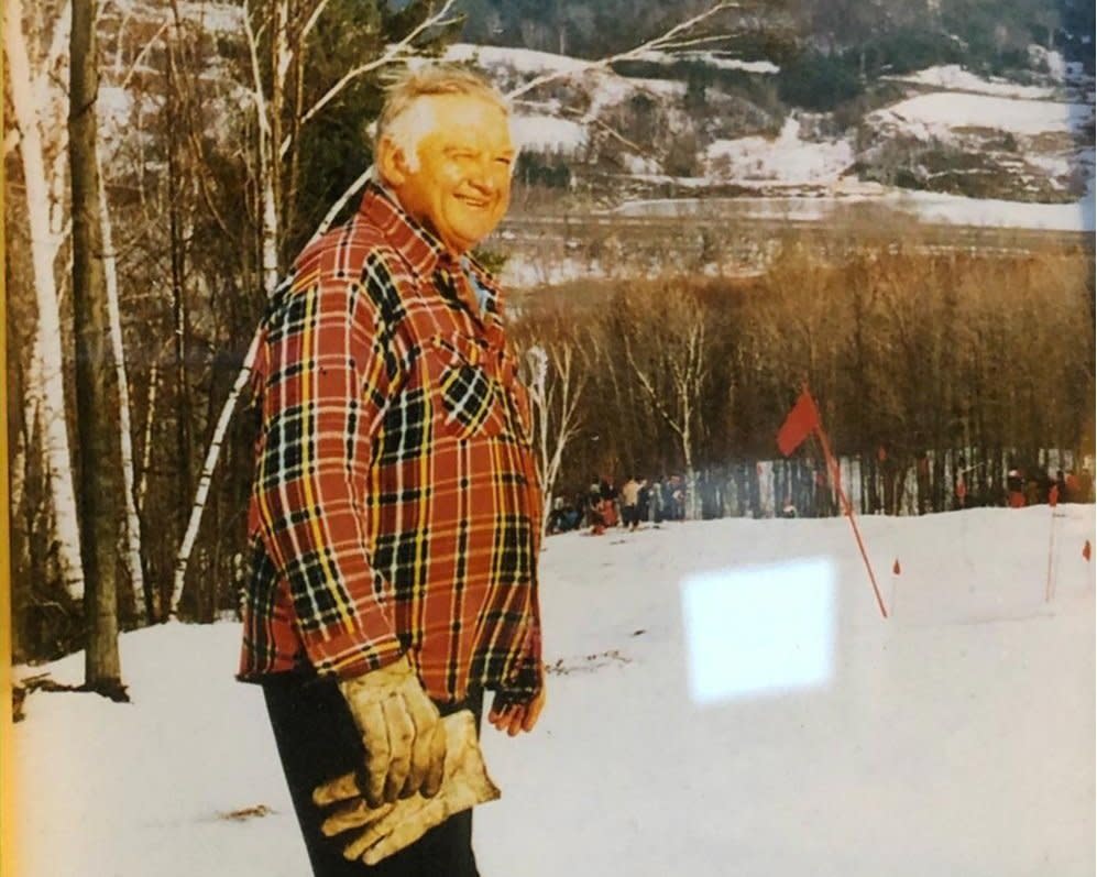 Mickey Cochran. Photo courtesy of Marilyn Cochran - In 1960, Mickey Cochran, a passionate skier and mechanical engineer from Burlington, Vermont had his heart set on building his own backyard ski hill. When he and his wife Ginny—they met skiing--spotted a ramshackle farmhouse with a steep hill behind it en route to carving early season turns at Stowe, they bought it. 