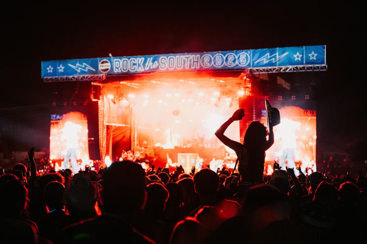 picture of a crowd of people at the rock the south concert