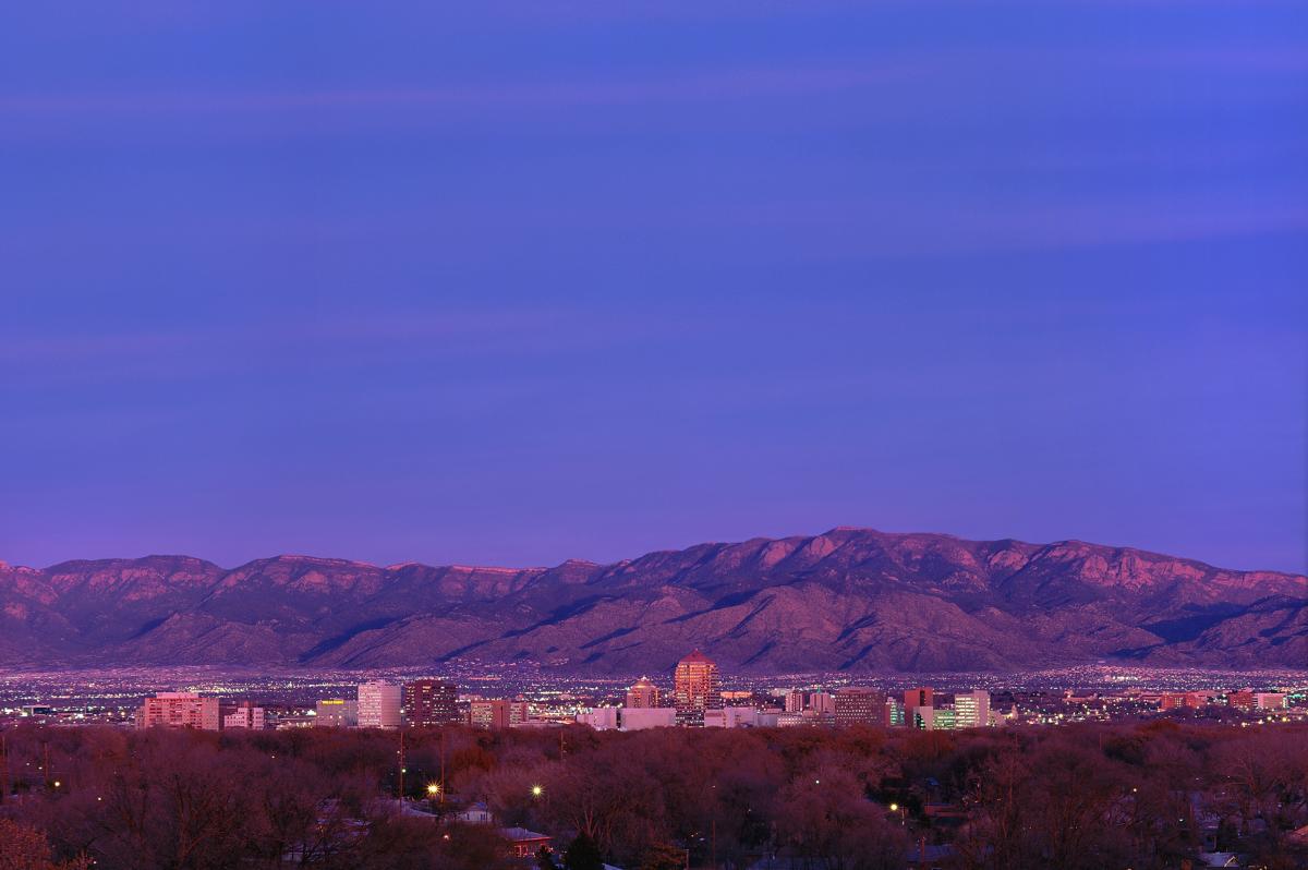 Albuquerque Skyline at Dusk