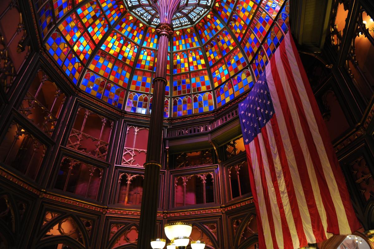 Flag at Old State Capitol