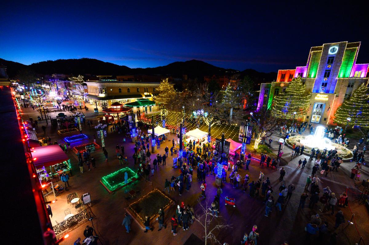 Downtown Boulder Holiday Lights