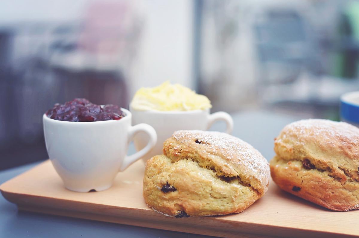 Afternoon tea at Driftwood Café