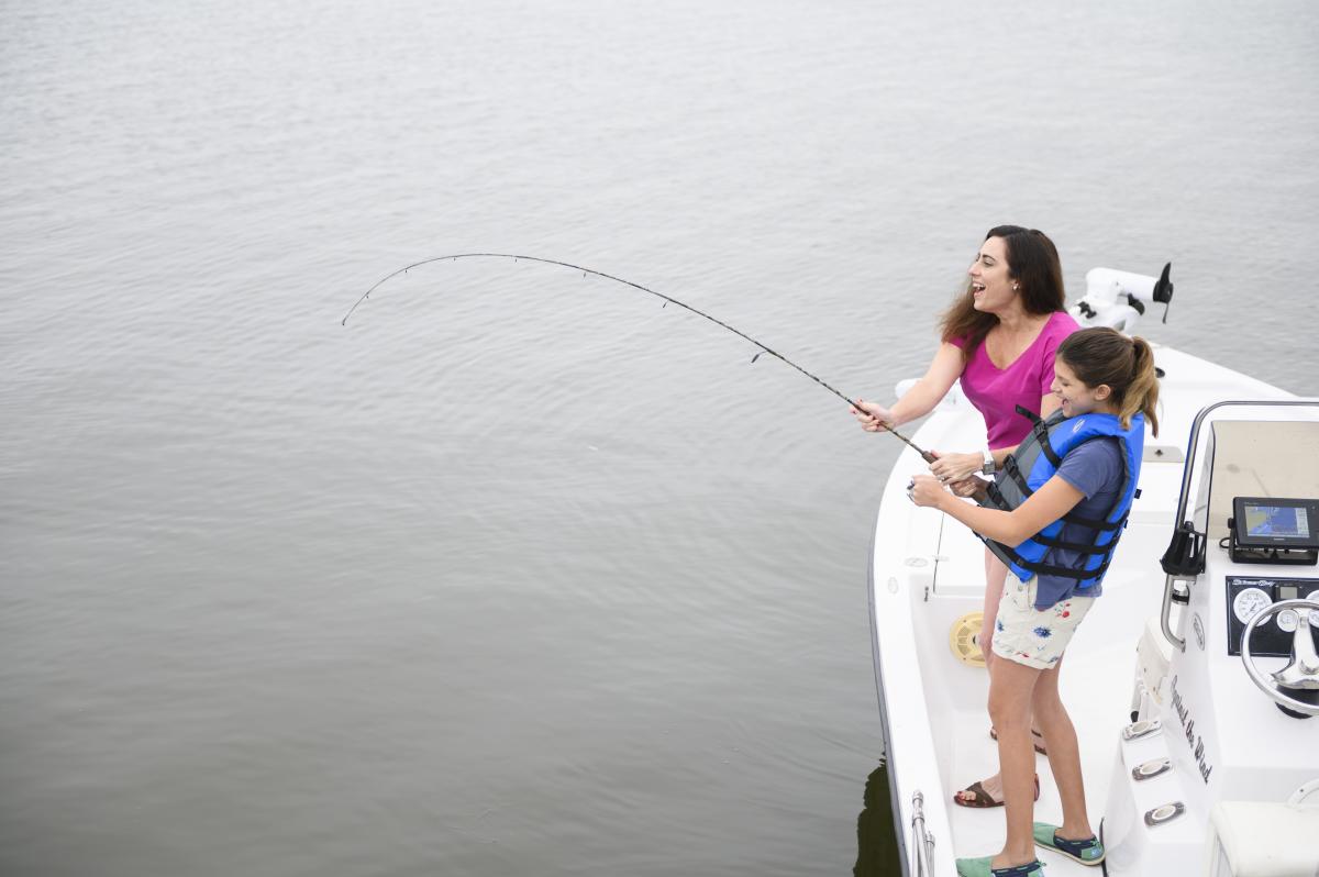 Family Fishing in Coastal Mississippi