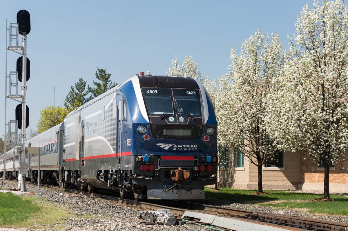 Amtrak train