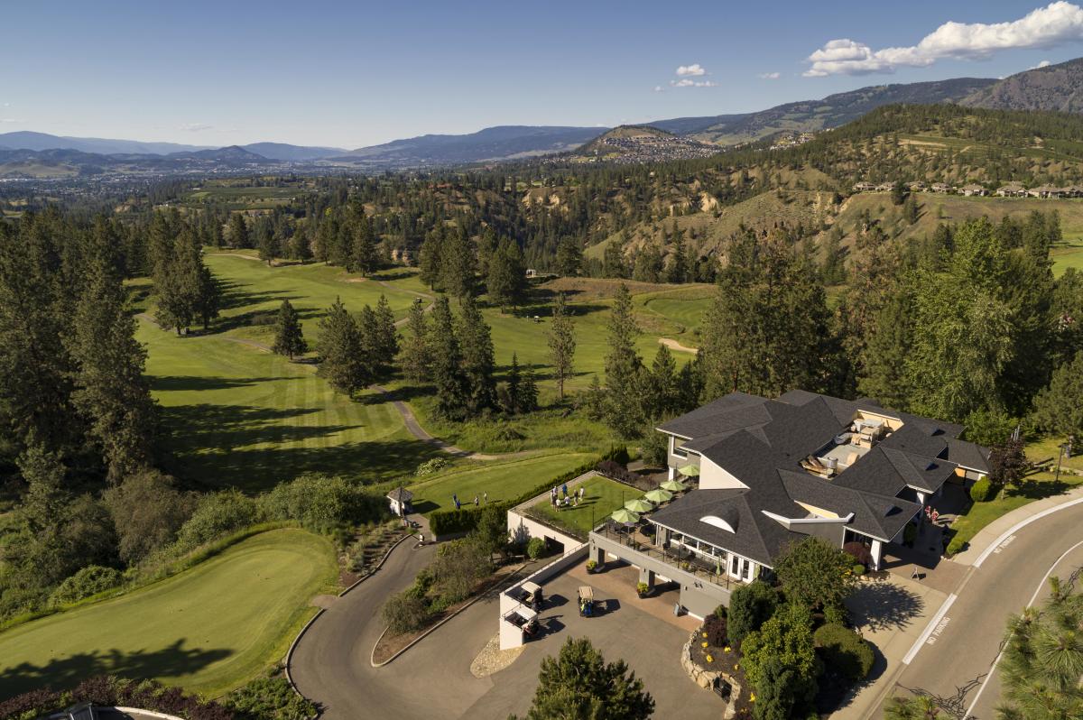 Gallagher s Canyon Golf Country Club Clubhouse Aerial