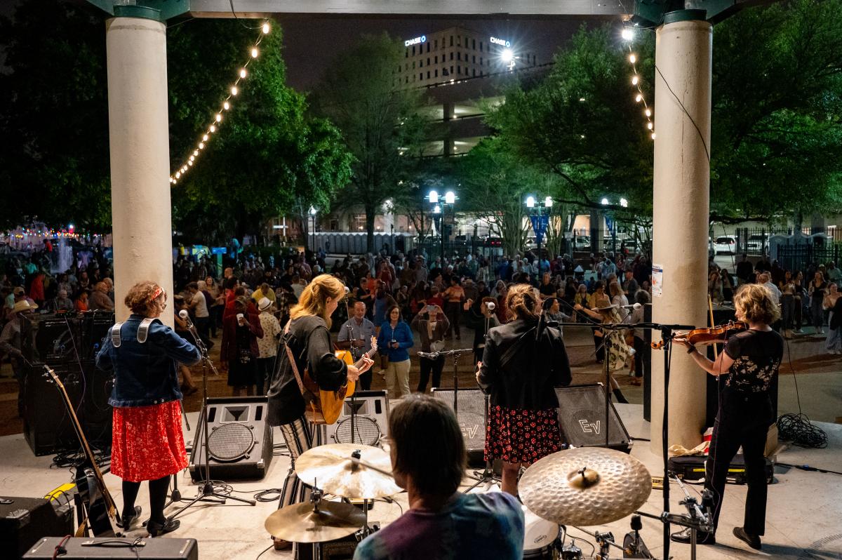 Parc Sans Souci in Downtown Lafayette