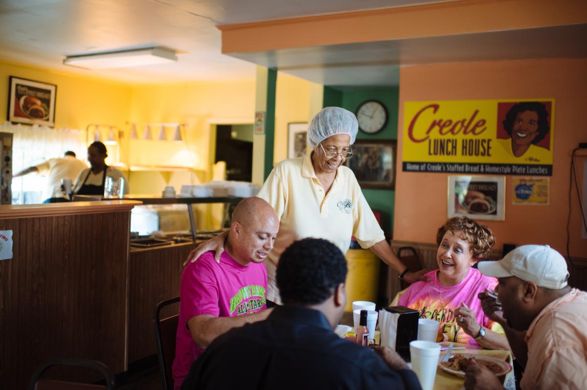 Creole Lunch House Crowd