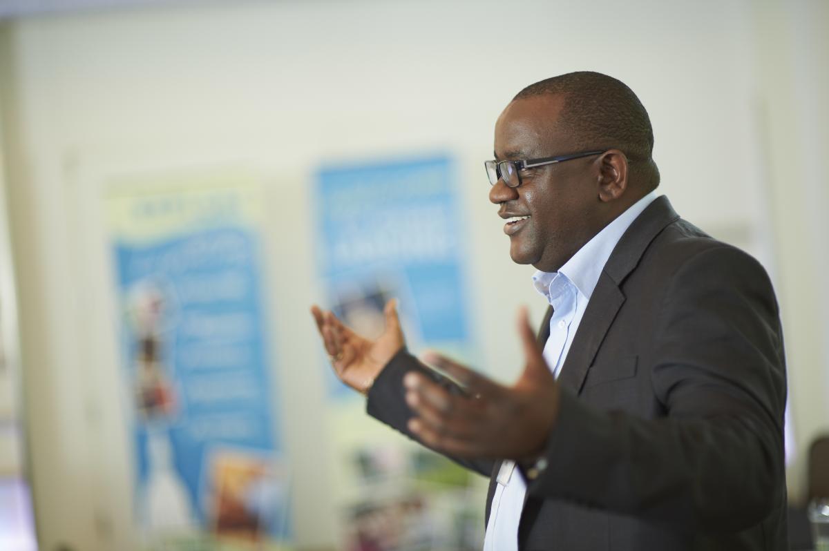 Man speaking