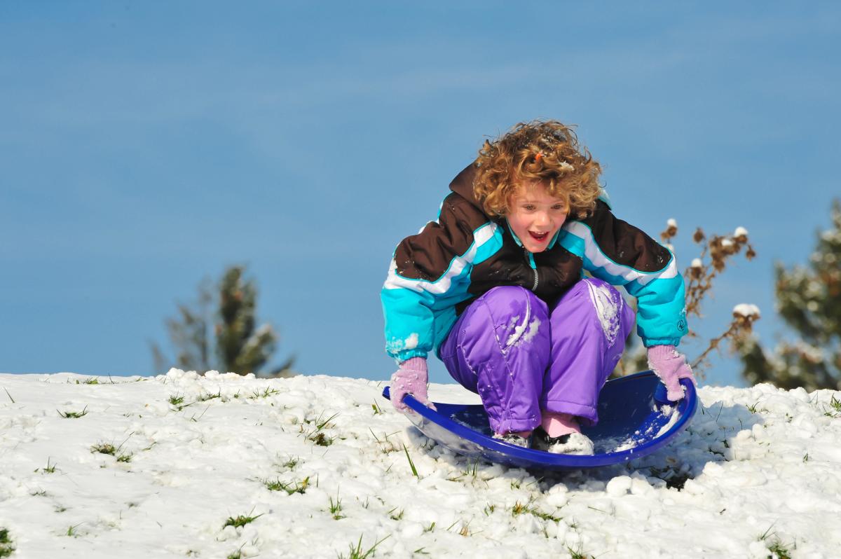 Sled Riding