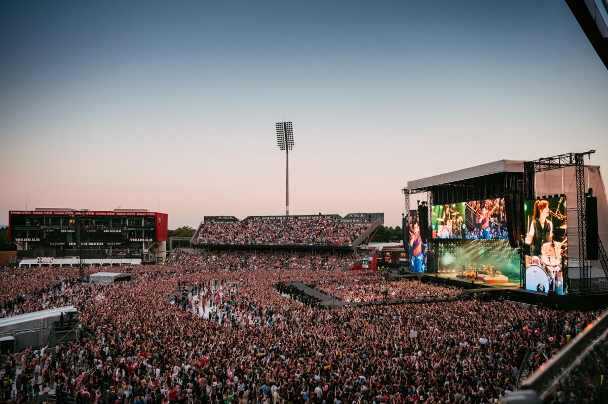 Crowd at a gig at Emirates Old Trafford