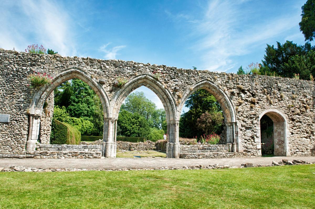 Beaulieu Abbey Ruins in the New Forest