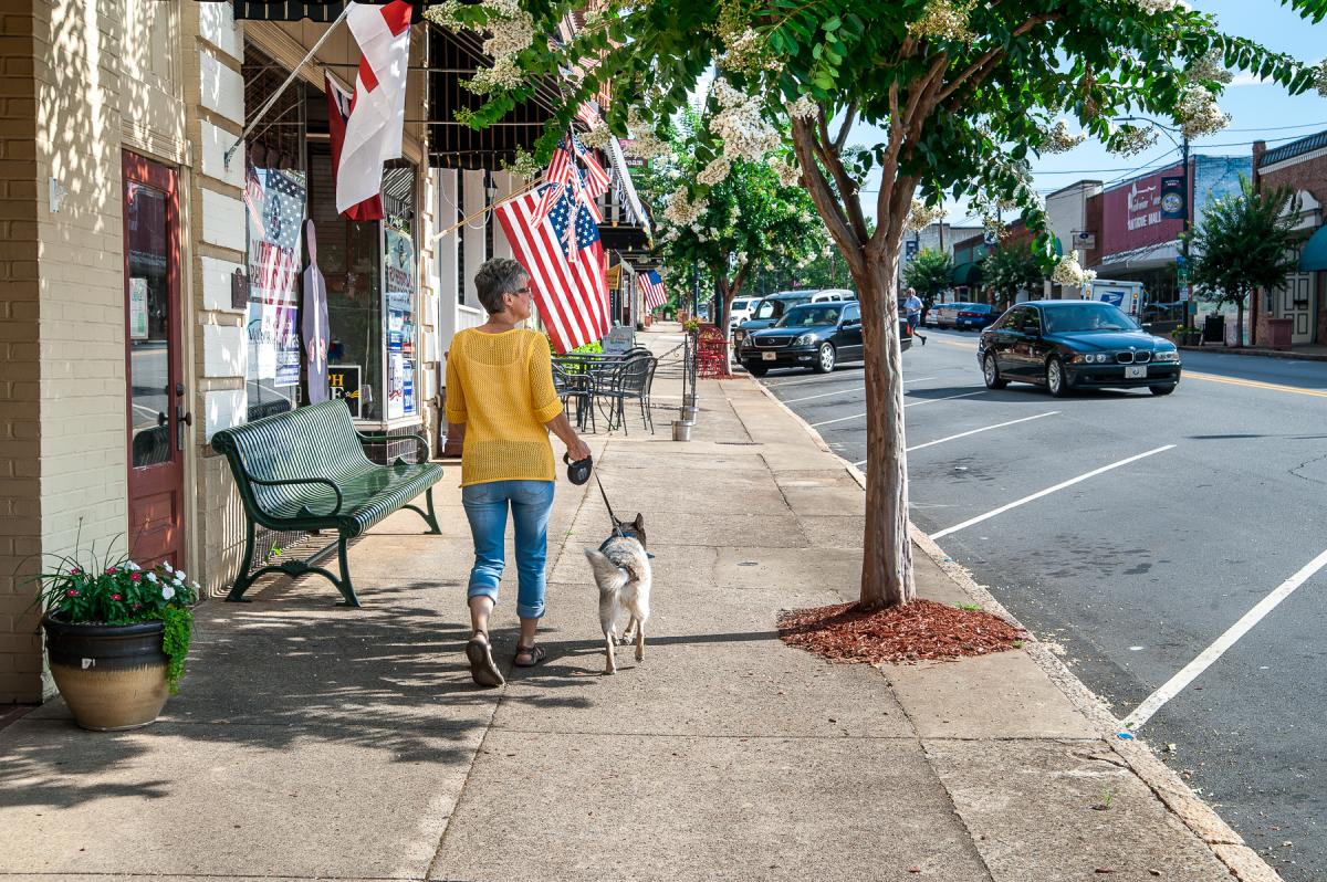 Strolling the streets of Rutherfordton