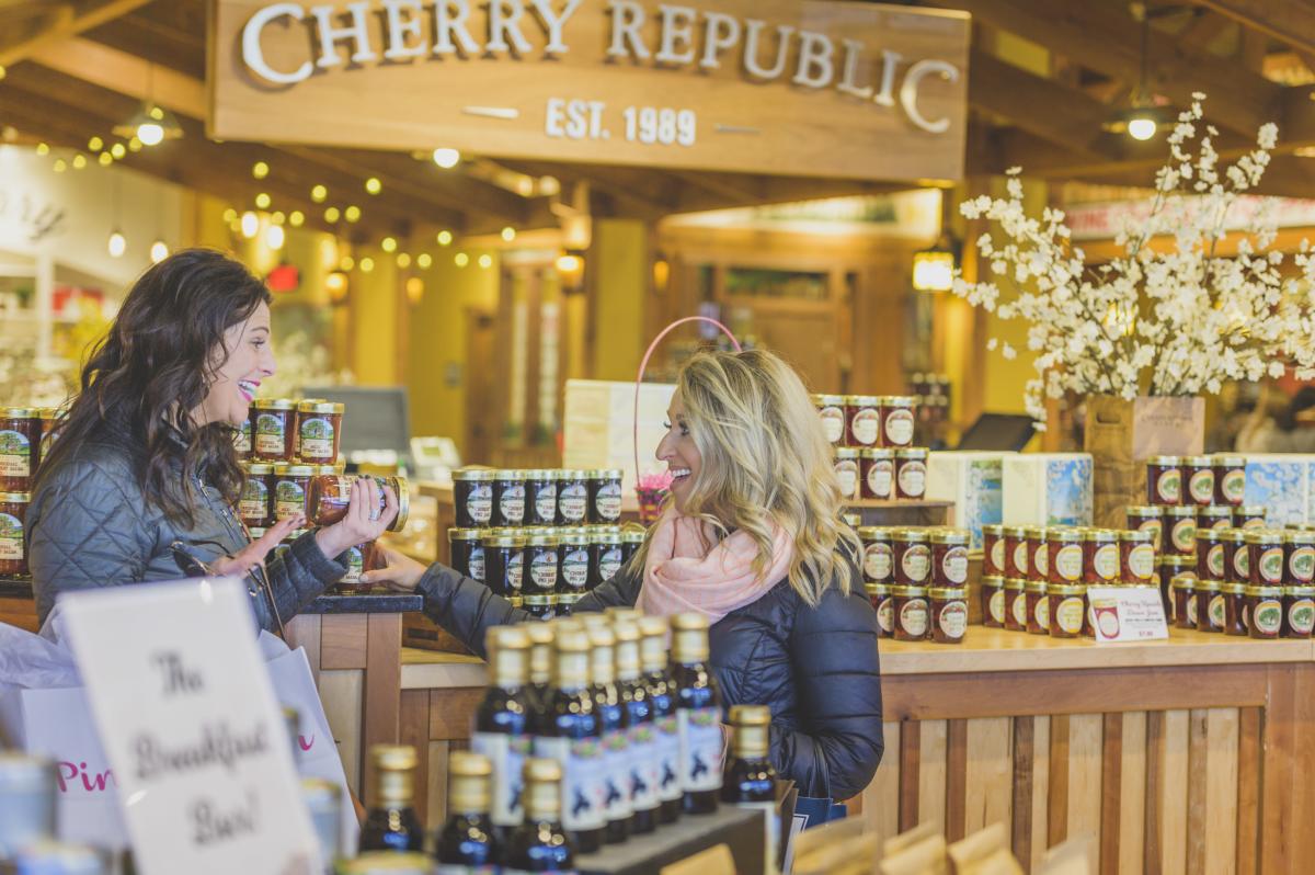 Shopping at Cherry Republic