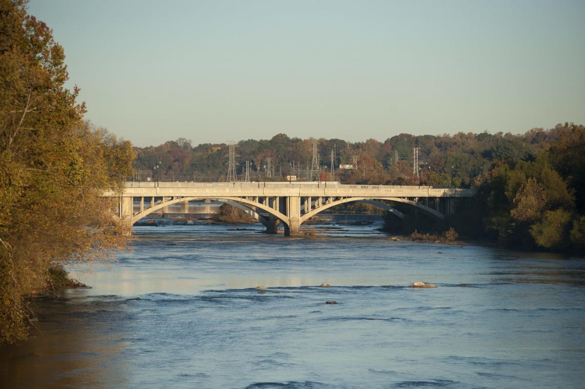 Scenes Along the Dan River in Danville