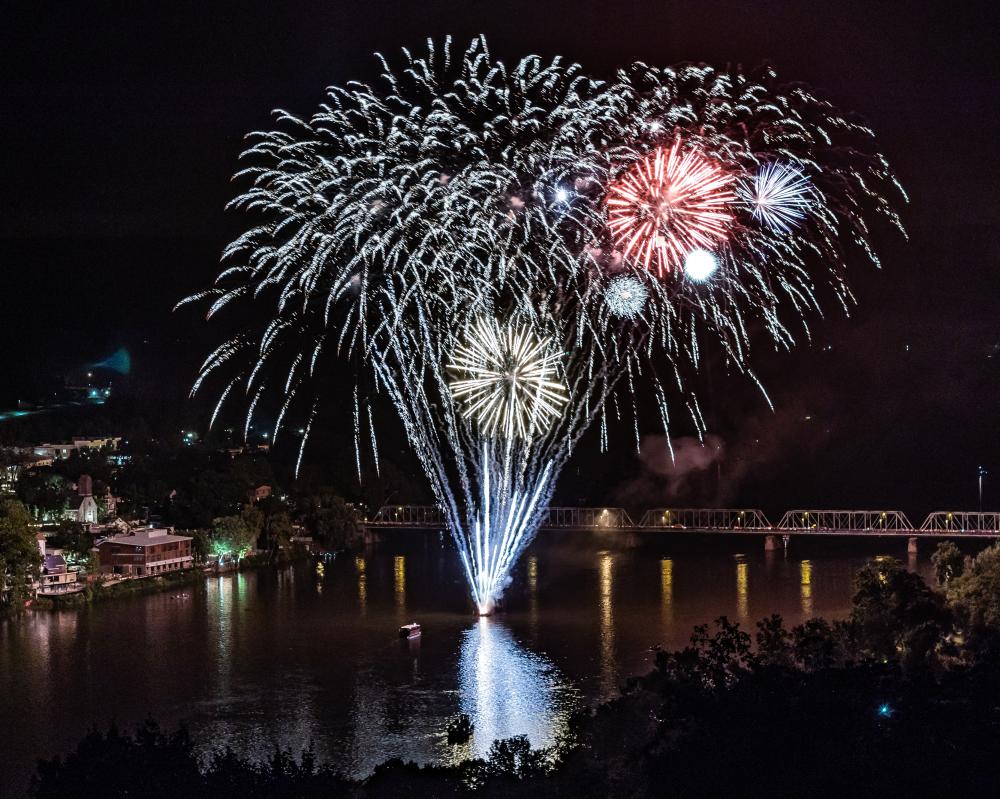Fireworks over New Hope