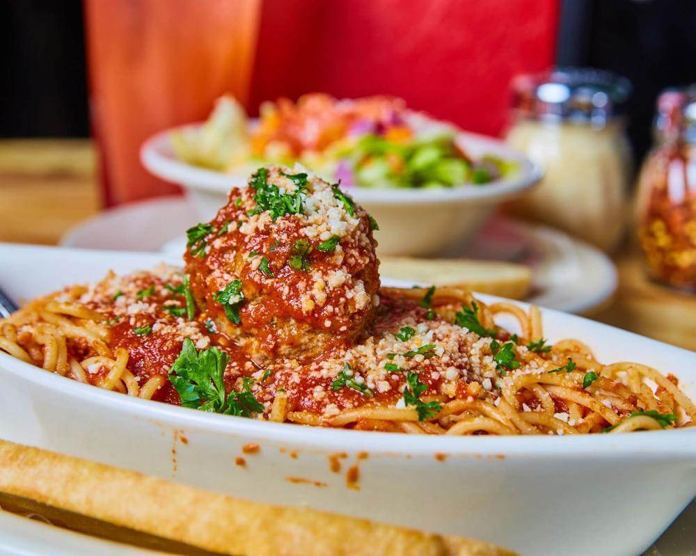 Spaghetti Dish with Meatball