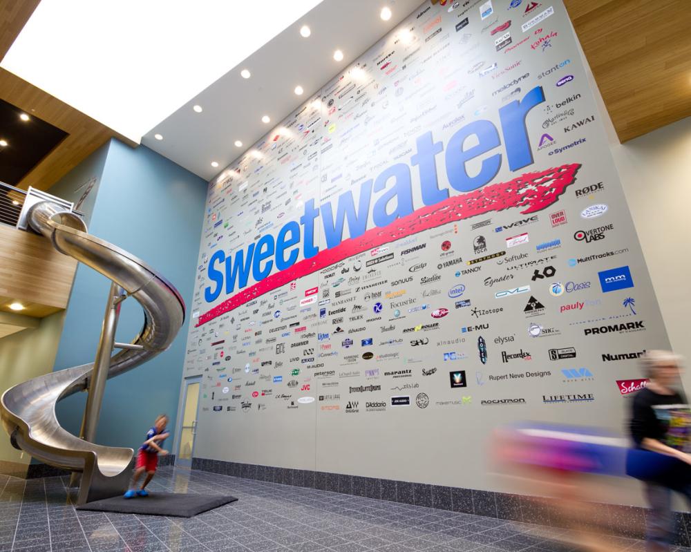 Slide at the Sweetwater facilities