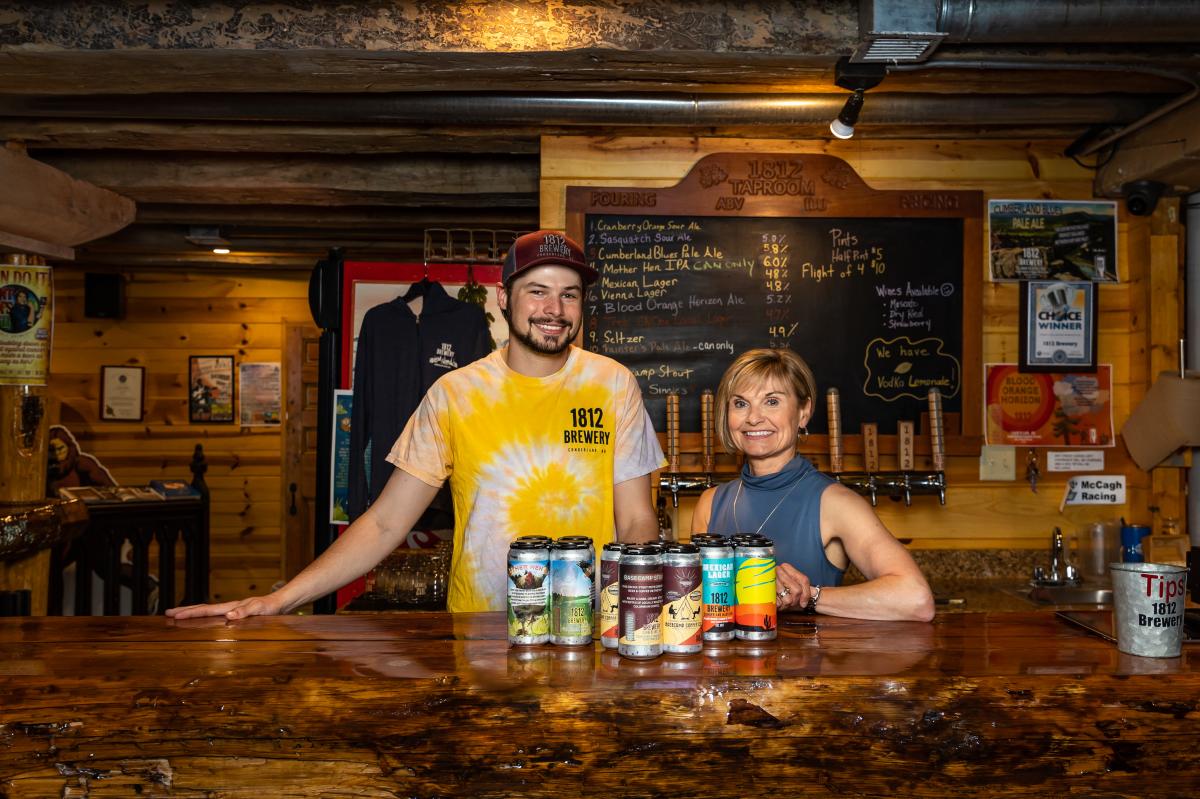 Cory and Terri McCagh - 1812 Brewery - Cumberland MD