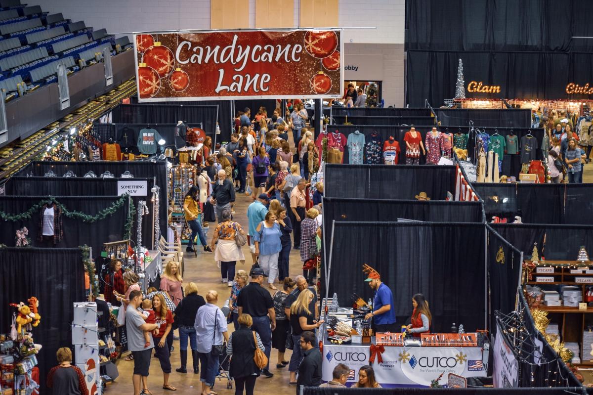 Shopping at the annual Main Street Market