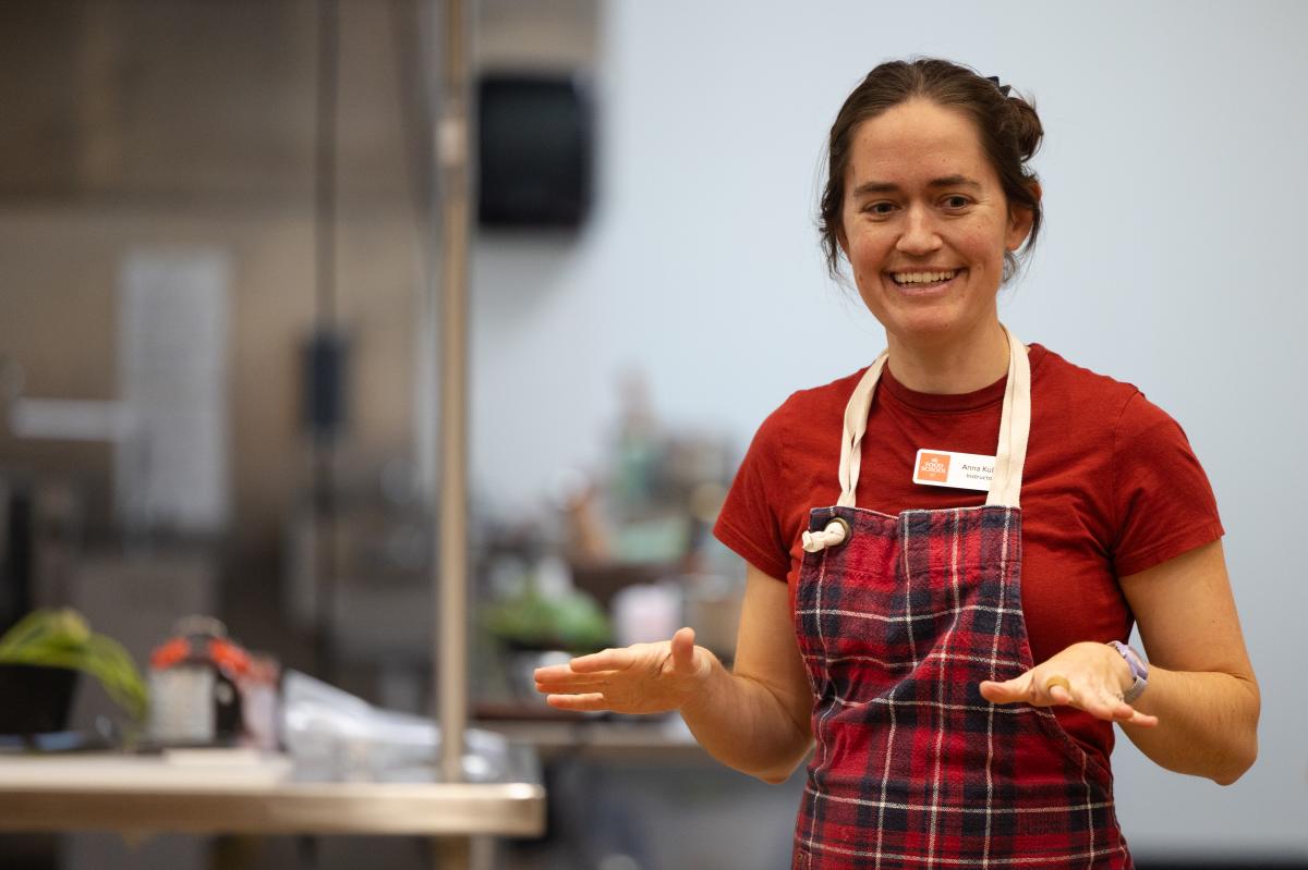 Anna Kulka, Owner and Instructor at The Food School in Bowling Green, Kentucky