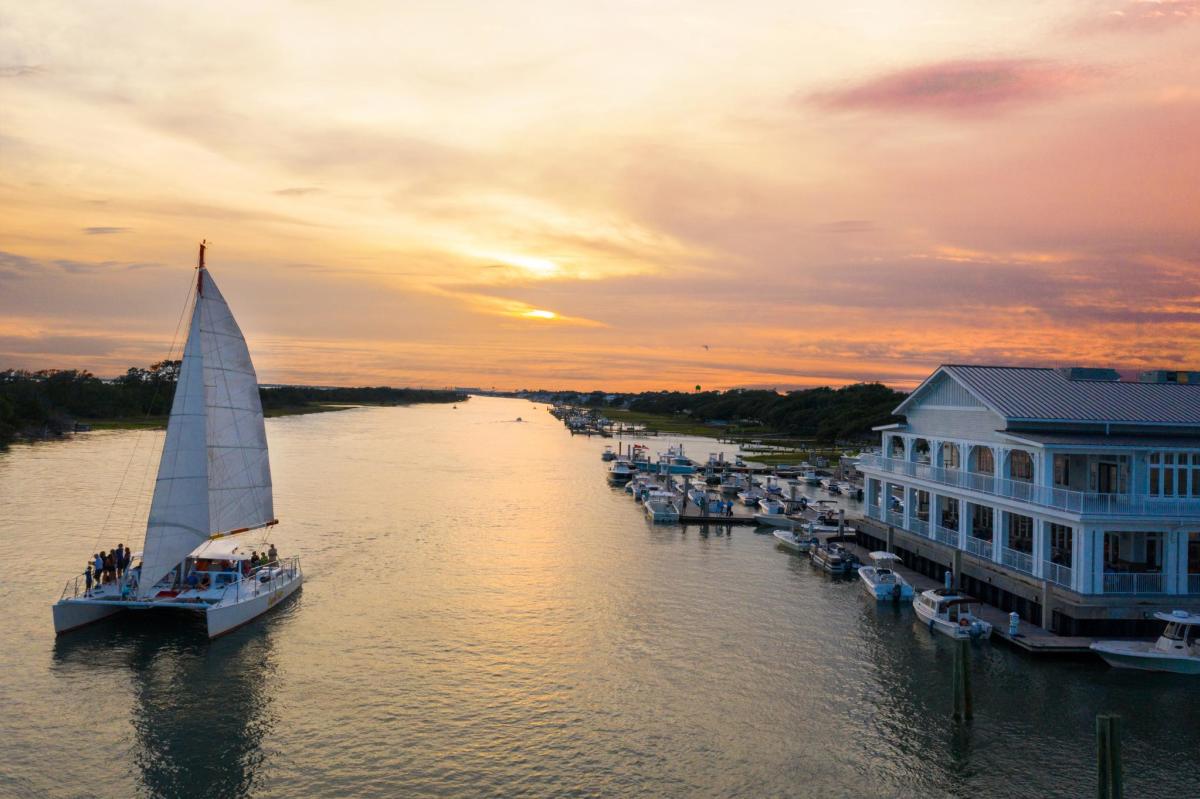 Aerial of Lookout Cruises