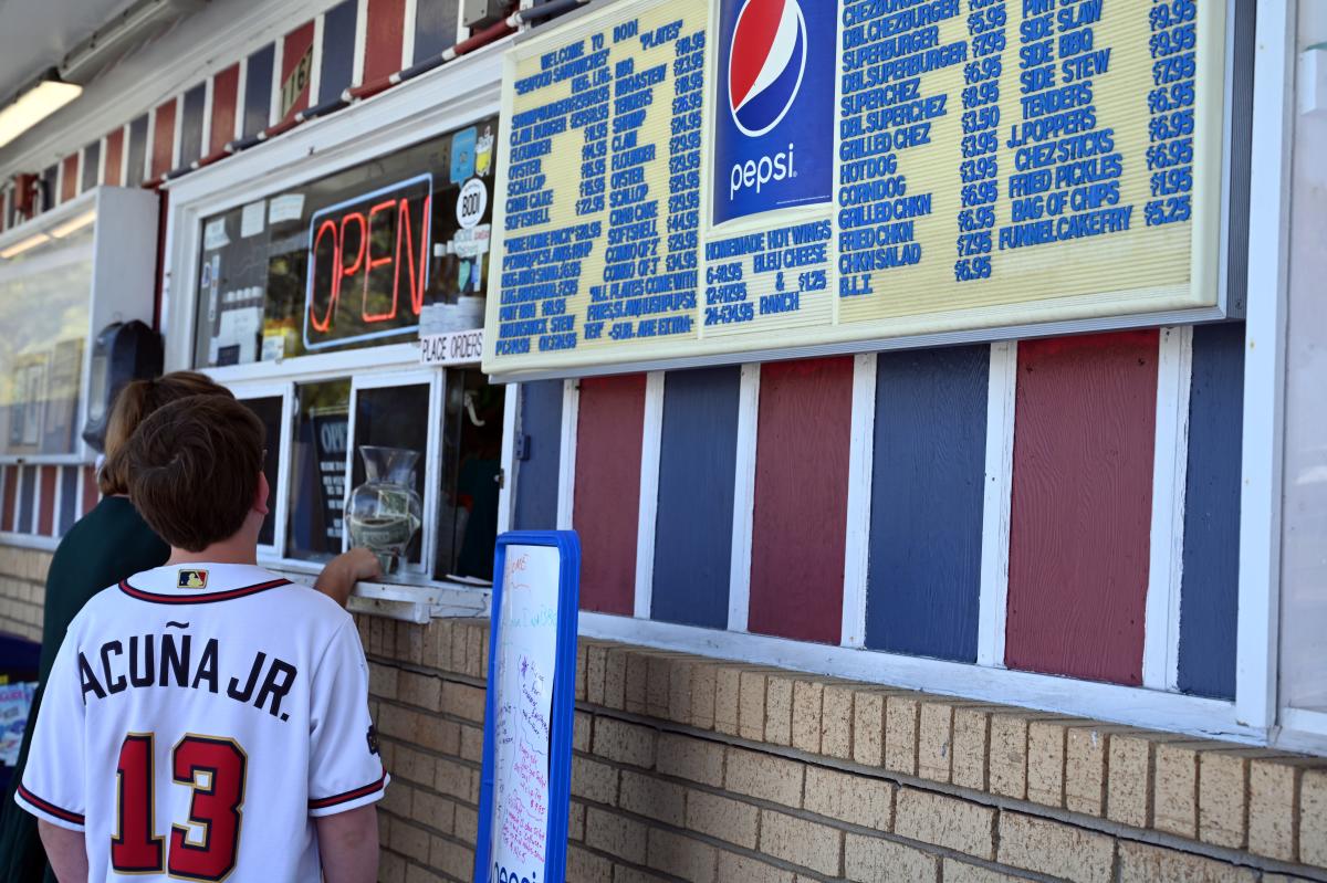 People Ordering at Big Oak Drive-In