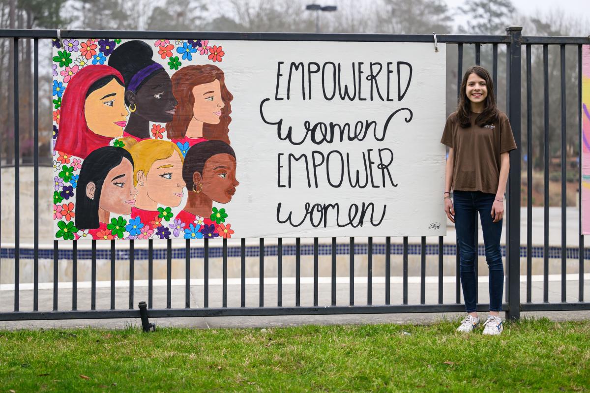 Brook Run Murals, Empowered Women