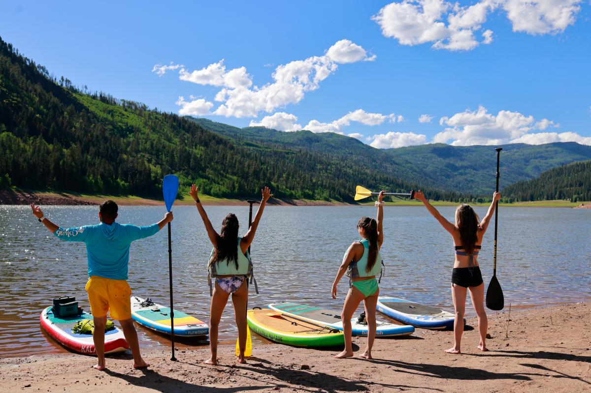 SUP at Lemon Reservoir During Summer | Rhyler Overend | Visit Durango