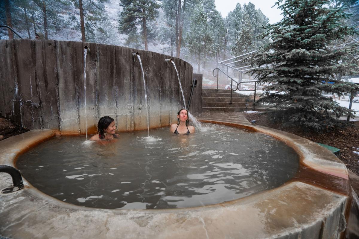 Durango Hot Springs During Winter