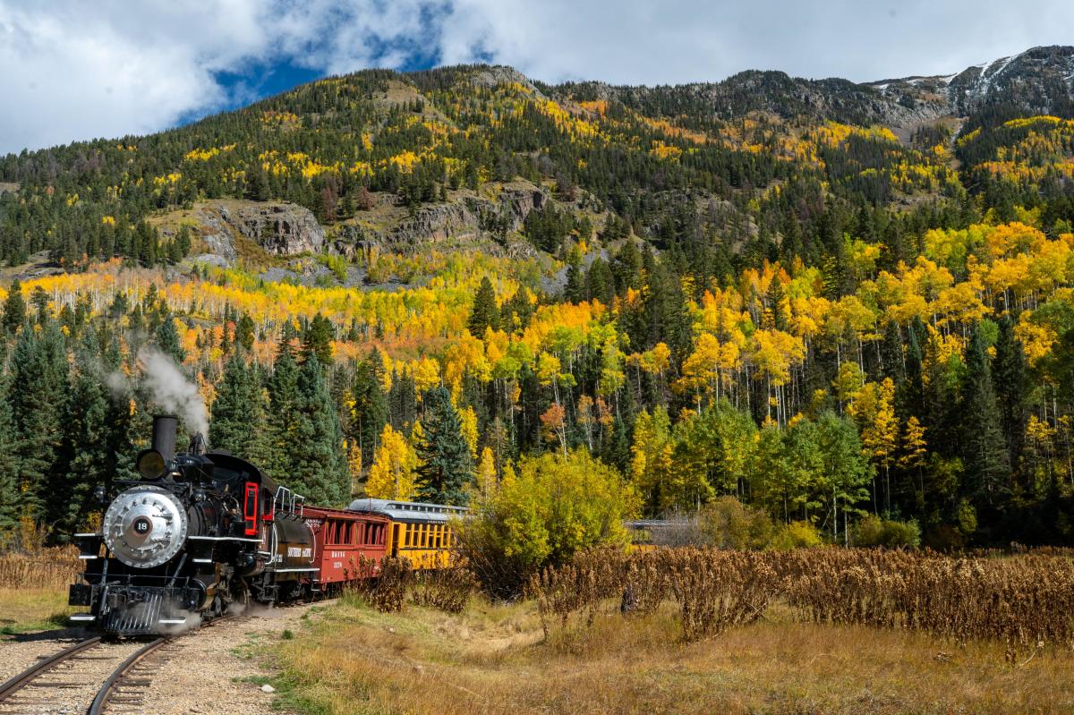 Durango Train in the Fall
