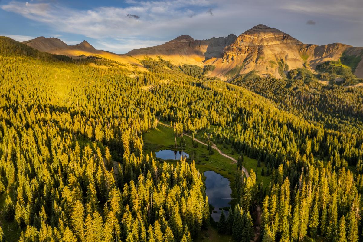 Twin Lakes Outside of La Plata Canyon During Summer