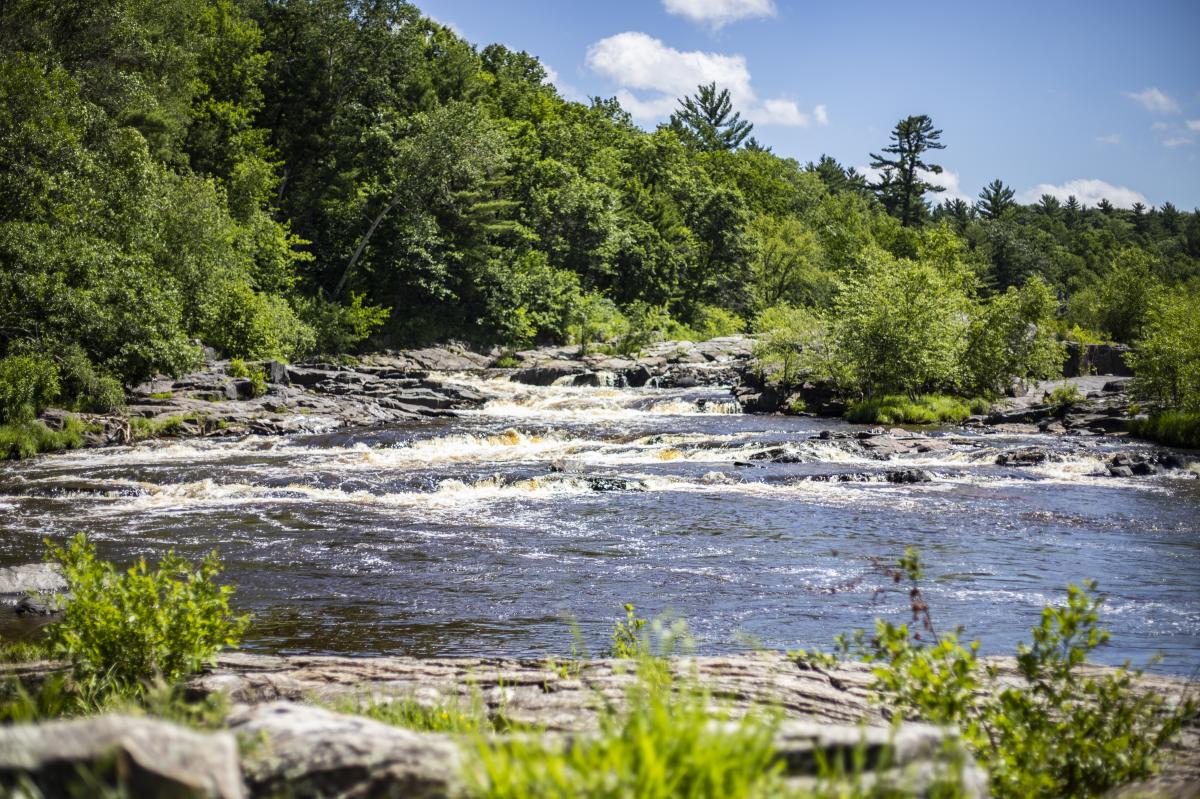 Big Falls County Park water