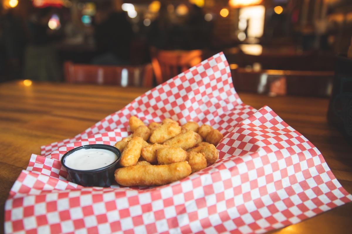 Cheese curds with a side of ranch served at Loopy's Grill and Saloon in the Town of Wheaton