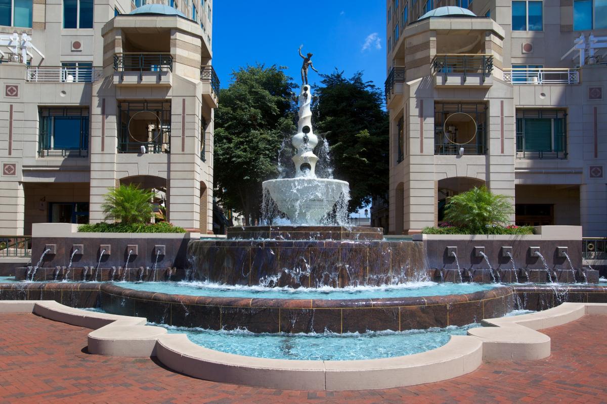 Reston Town Center - Fountain - Summer