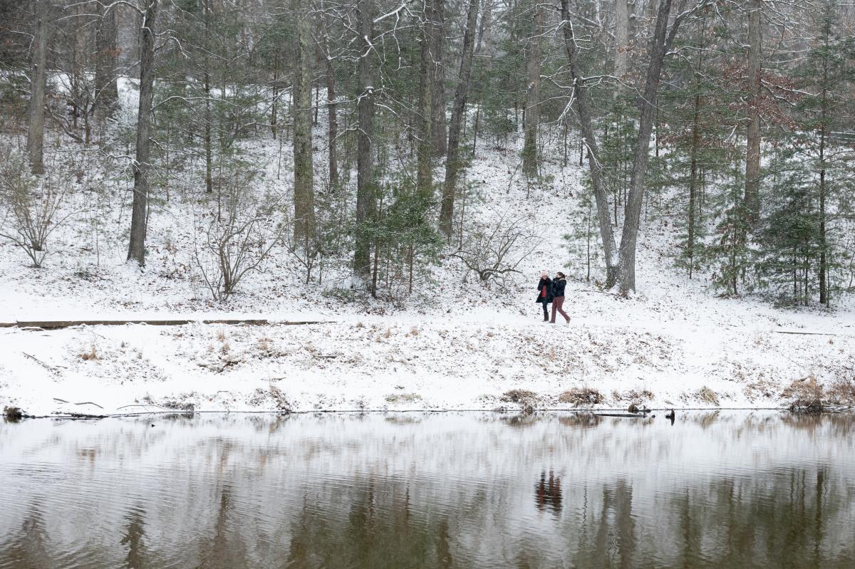 Lake Fairfax - Winter - Hiking - OBVFX - Charlotte Geary